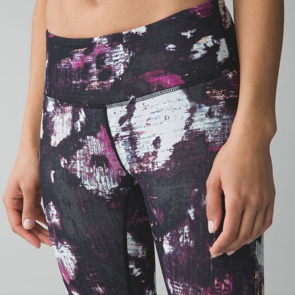 Lululemon Wunder Under Full Length  High Rise Kara Blossom - Picture 2 of 2